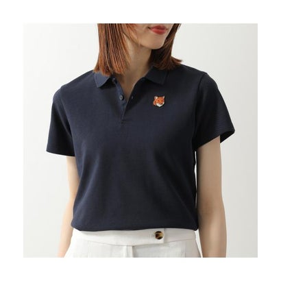 メゾンキツネ MAISON KITSUNE MAISON KITSUNE ポロシャツ FOX HEAD フォックス MQUJL00KP0003 (0413/CLASSIC-NAVY)|LOCOMALL(ロコンド公式ストア)