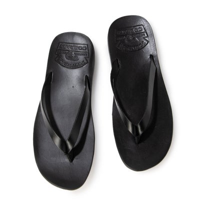 コブラ69 COBRA69 なめし革サンダル トングサンダル （BLACK）