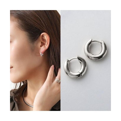 アニカイネズ ANNIKA INEZ ANNIKA INEZ フープピアス Wide Oblique Hoops Sml E1005-SML （シルバー）｜LOCOMALL（ロコンド公式ストア）