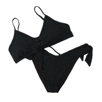 ロキシー ROXY SUNNY HIBISCUS 【返品不可商いもの】 （BLK）