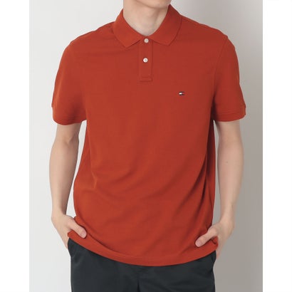 トミー ヒルフィガー TOMMY HILFIGER レギュラースポーツシャツ （オレンジ色）