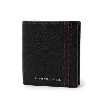 トミー ヒルフィガー TOMMY HILFIGER セントラルトライフォールドウォレット (ブラック)|LOCOMALL(ロコンド公式ストア)