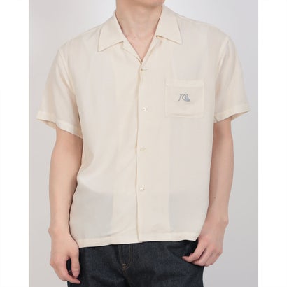 クイックしろがね色 QUIKSILVER デオキシリボ核酸 BUBBLE OPEN SHIR （OWT）