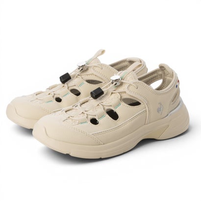 ルコックスポルティフ le coq sportif LCS LORRAINE SS ロレーヌ SS レディース スニーカー サンダル （BEIGE/SILVER）