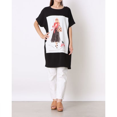 ラ リネール La Rinelle イタリア製ロングTシャツ (ガール&ドッグ)|LOCOMALL(ロコンド公式ストア)