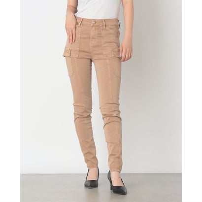 デニーローズ DENNY ROSE カーゴスキニーパワーストレッチサテンパンツ （LIGHT BROWN）