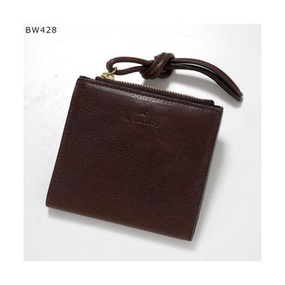 イルビゾンテ IL BISONTE IL BISONTE 二つ折り札入れ SSW021 なめし革 スモール ミニ札入れ （BW428/うす暗い赤銅色）
