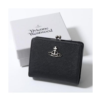 ヴィヴィアン 酉の方角材木 Vivienne Westwood Vivienne Westwood 二つ折り紙入れ WALLET FR PKT 5115002YW L001N （N401/BLACK/黒いこと）