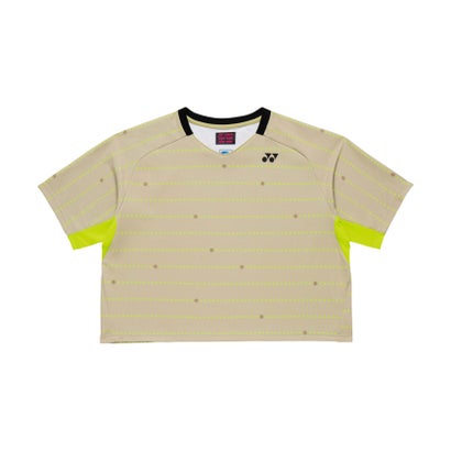 ヨネックス YONEX ヨネックス YONEX 庭球 ウィメンズゲームシャツ  20937 （504 カーキベージュ）