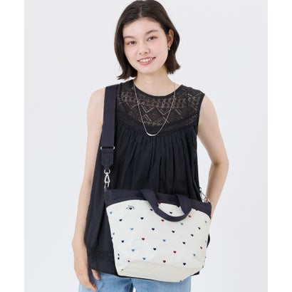レスポートサック LeSportsac BUCKET TOTE （トリコロールハートエンブロイダリー）