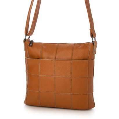 クードゥクー ル サック Coup de Coeur le sac 牛皮シュリンクレザーショルダーバッグ （駱駝）