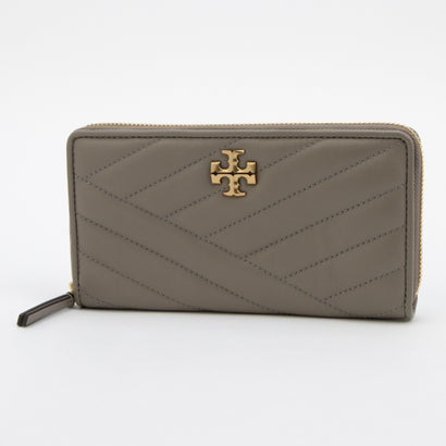 トリーバーチ TORY BURCH Kira Chevron Zip Continental Wallet （Gray AERON）
