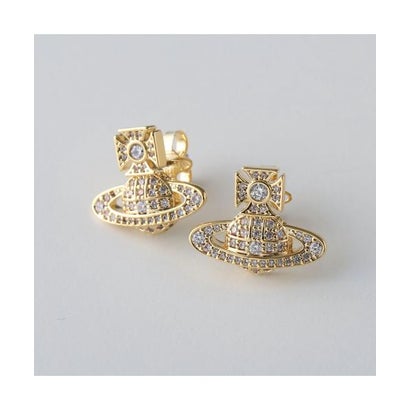 ヴィヴィアン ウエストウッド Vivienne Westwood Vivienne Westwood ピアス CARMELA BAS RELIEF 6201033A (R102/GOLD/WHITE-CZ)|LOCOMALL(ロコンド公式ストア)