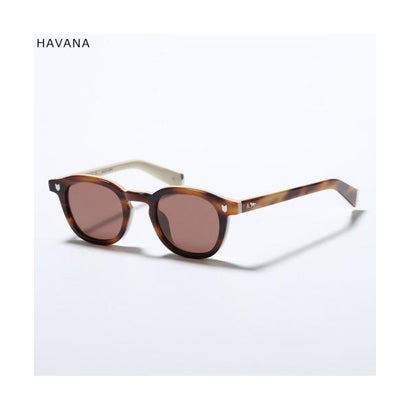 メゾンキツネ MAISON KITSUNE MAISON KITSUNE × A. SOCIETY黒眼鏡 CAMILLE 真四角型 （HAVANA/赤銅色他）