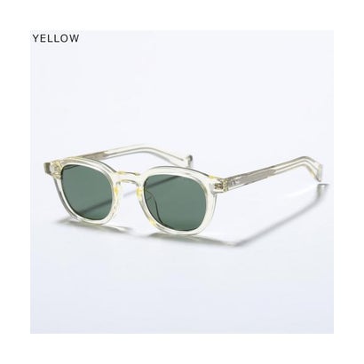 メゾンキツネ MAISON KITSUNE MAISON KITSUNE × A. SOCIETY黒眼鏡 CAMILLE 真四角型 （YELLOW/黄色他）