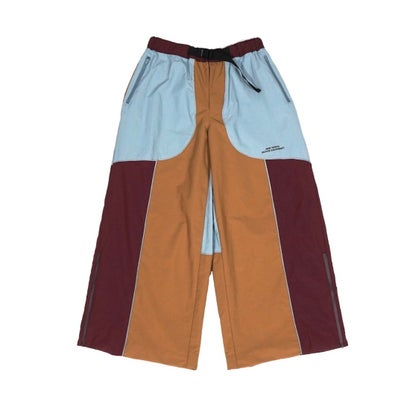 ノントーキョー NON TOKYO スイッチングナイロンパンツ（SWITCHING NYLON PANTS） （MUSTARD×BLUE）