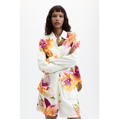 デシグアル Desigual 花柄シャツ （ホワイト）｜LOCOMALL（ロコンド公式ストア）