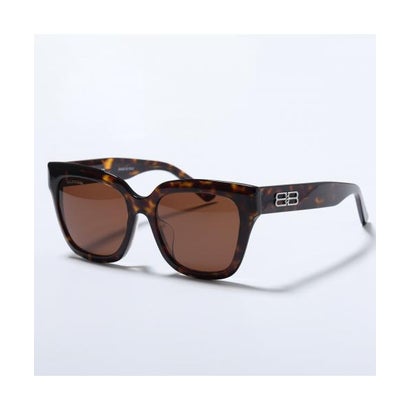 バレンシアガ BALENCIAGA BALENCIAGA サングラス BB0237SA ウェリントン型 (002/HAVANA-HAVANA-BROWN)|LOCOMALL(ロコンド公式ストア)