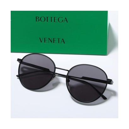 ボッテガヴェネタ BOTTEGA VENETA BOTTEGA VENETA 黒眼鏡 BV1042SA ラウンド型 （001/BLACK-BLACK-GREY）