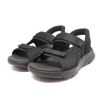 スケッチャーズ SKECHERS SLIP-INS GO WALK FLEX SANDAL-EASY ENTRY スリップインズ ゴーウォークフレックスSD-イージーエントリー （ブラック）｜LOCOMALL（ロコンド公式ストア）