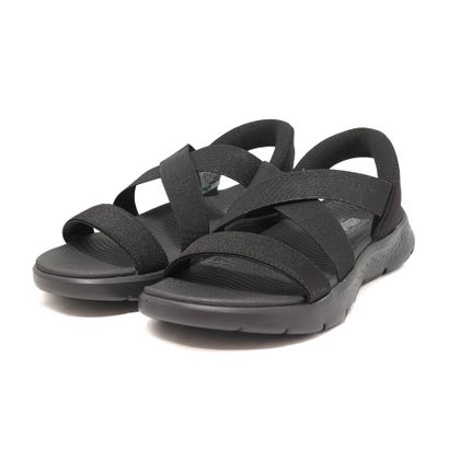 スケッチャーズ SKECHERS SLIP-INS GO WALK FLEX SANDAL-GLIMMER スリップインズ ゴーウォークフレックスサンダル-グリマ （黒いこと）