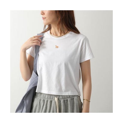 メゾンキツネ MAISON KITSUNE MAISON KITSUNE プルオーバー PW00111 KJ7026 レディース 半袖 （P100/WHITE）