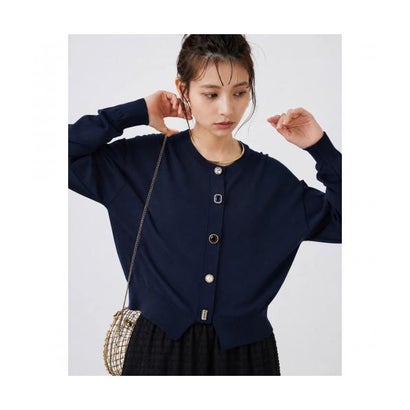 トラッゾドンナ TORRAZZO DONNA TORRAZZO DONNA カーディガン 6267-686 ビジュー （98.NAVY/ネイビー）｜LOCOMALL（ロコンド公式ストア）