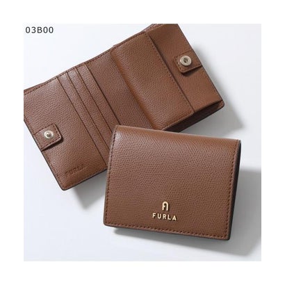 フルラ FURLA Furla 二つ折り紙入れ CAMELIA WP00304 ARE000 なめし革 （03B00/COGNAC-h）