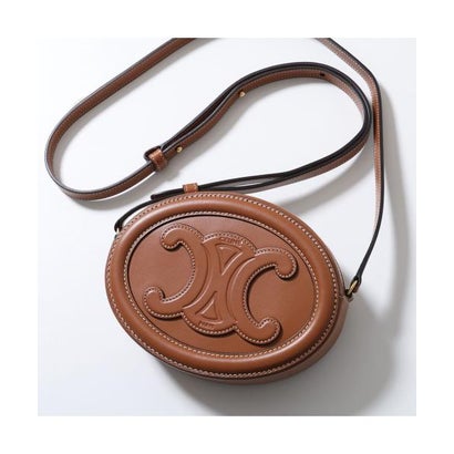 セリーヌ CELINE CELINE ショルダーバッグ Oval Purse 10I703DPQ トリオンフ （04LU/Tan/赤銅色）