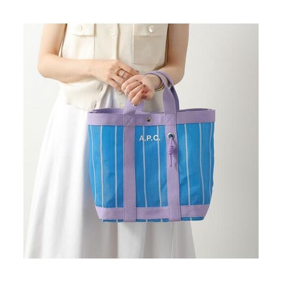 アーペーセー A.P.C. APC A.P.C. トートバッグ Cabas Myrtille PEAAD F67067 （TIA/BLEU-DUO-TU）