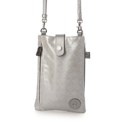 ペレボルサ PELLE BORSA 「アライブ」ポシェット (シルバー)|LOCOMALL(ロコンド公式ストア)