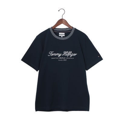 トミー ヒルフィガー TOMMY HILFIGER グラフィックロゴ半袖ジャージーTシャツ （ネイビー）｜LOCOMALL（ロコンド公式ストア） 8,250円