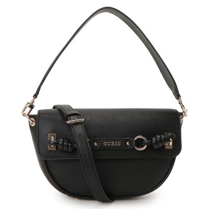 ゲス GUESS CAMELIA Flap Shoulder Bag (BLA)|LOCOMALL(ロコンド公式ストア)
