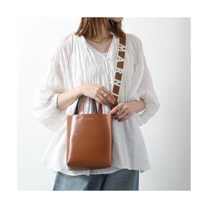 マルニ MARNI 【カラー限定特価】MARNI バッグ MUSEO MINI SHMP0039U1 LV639 （00M66/ブラウン）｜LOCOMALL（ロコンド公式ストア）