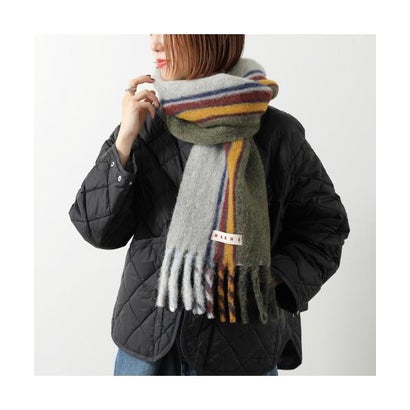 マルニ MARNI MARNI マフラー SCZC0076Y0 UAW051 ストライプ （STW09/GLASS/グリーン他）｜LOCOMALL（ロコンド公式ストア）
