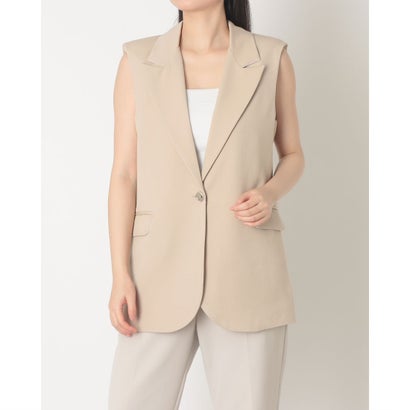 リナシメント RINASCIMENTO ワンボタンロングベスト （Tortora Beige）｜LOCOMALL（ロコンド公式ストア） 27,335円