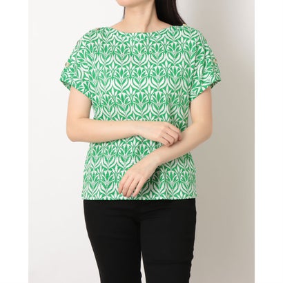 フェイズ エイト Phase Eight Suzie Printed Top (Green)|LOCOMALL(ロコンド公式ストア)