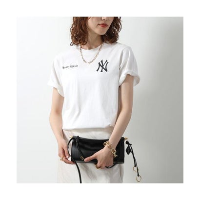 スポーティアンドリッチ Sporty&Rich SPORTY&RICH Tシャツ Yankees Arch Tshirt ヤンキース アーチ (TO11916/White/ホワイト)|LOCOMALL(ロコンド公式ストア)