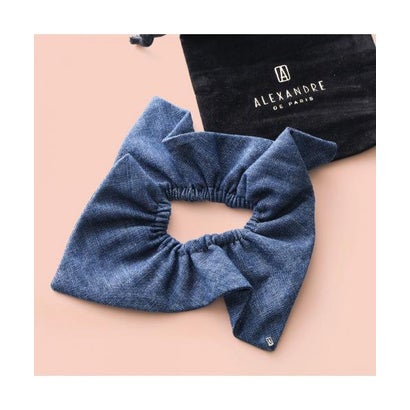 アレクサンドル ドゥ パリ ALEXANDRE DE PARIS ALEXANDRE DE PARIS シュシュ TCHC-21T-P24 デニム (M-JEANMARINE/ブルー)|LOCOMALL(ロコンド公式ストア)