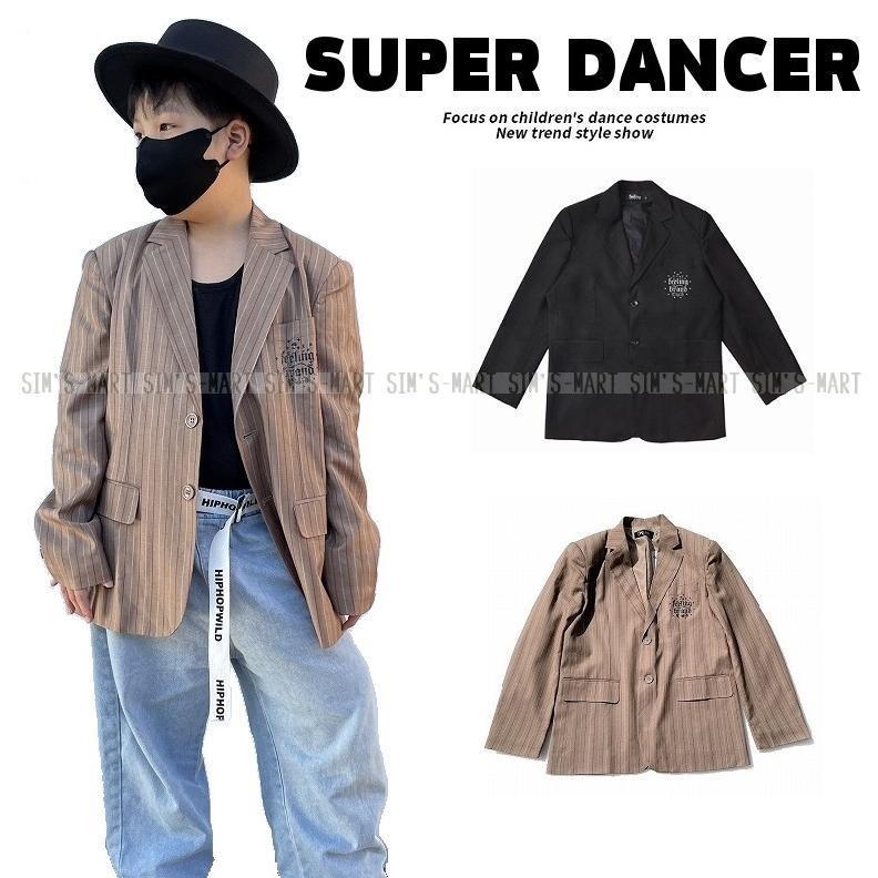 鍵を掛ける社交ダンスお召しもの 上衣 社交ダンスお召しもの キッズ 赤ちゃん レディース メンズ 成年者 背広 キッズダンスお召しもの 御居処跳ねる ベージュ 黒