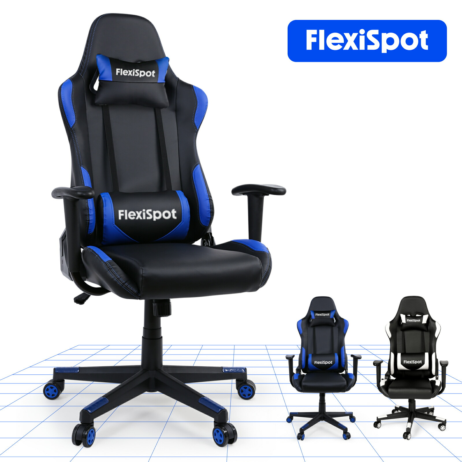 楽天市場】Flexispot ゲーミングチェア GC04BGJA | 送料込み オフィス