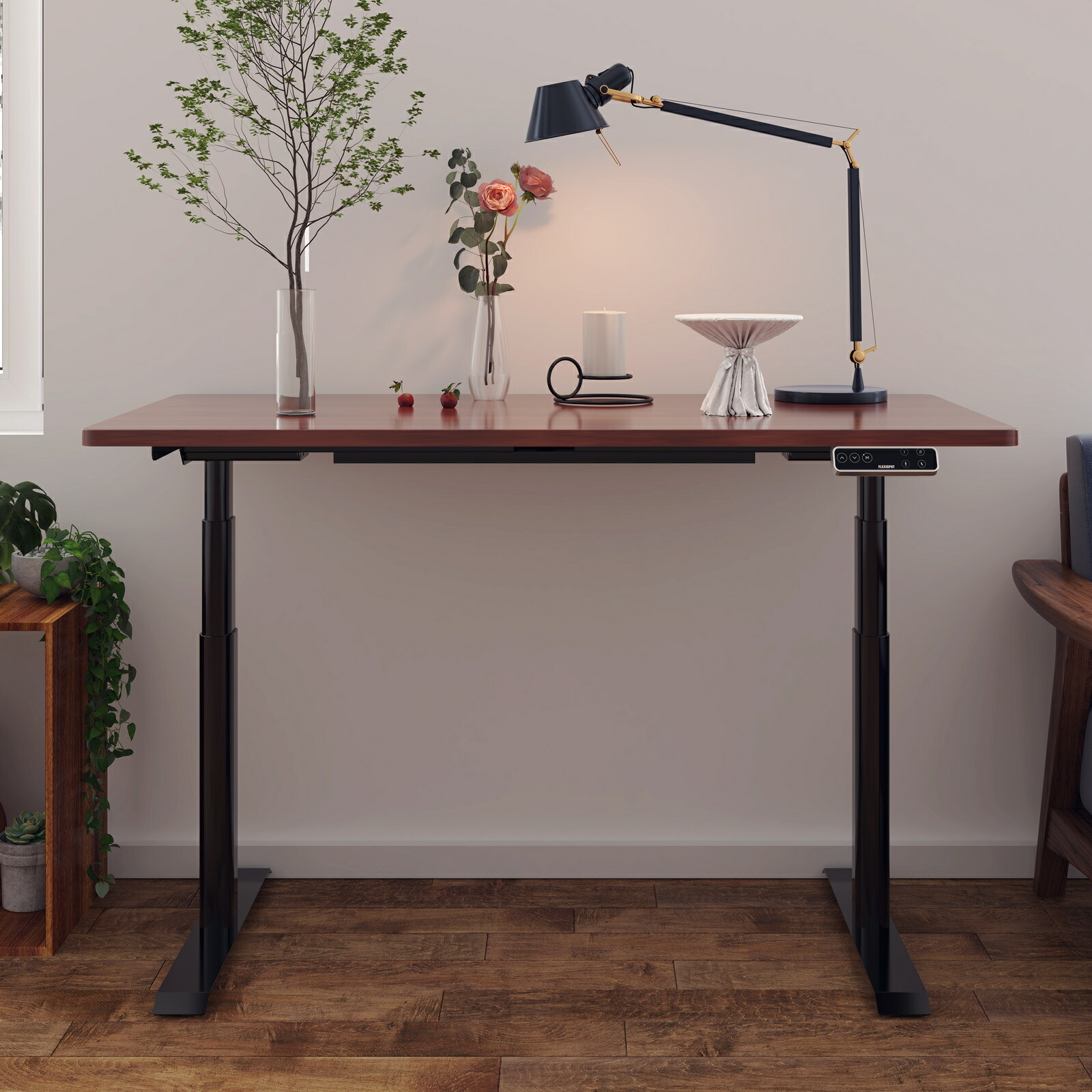 オフィスデスク デスク 高さ調節 電動 昇降 昇降式デスク