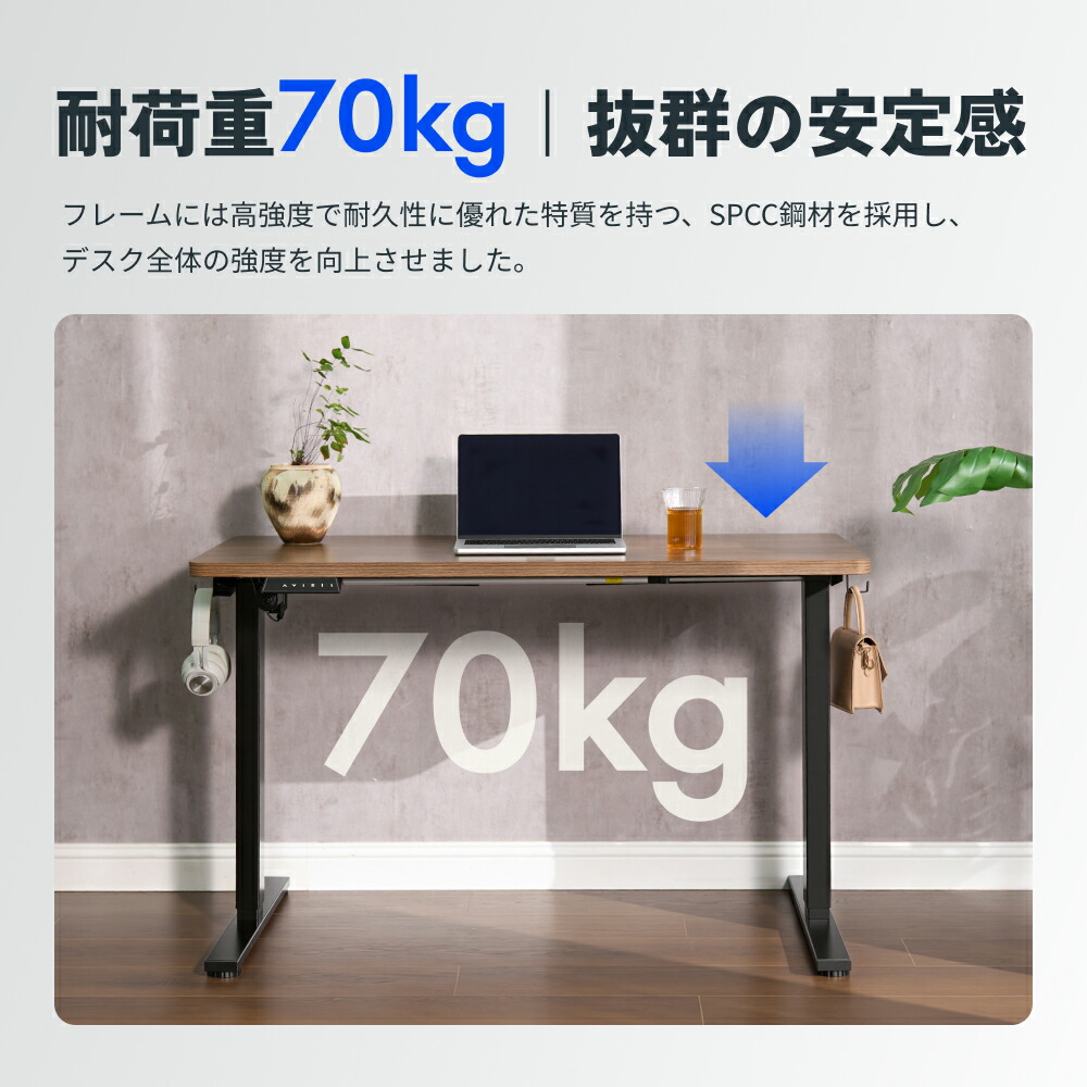 ☆30％OFFクーポン配布 7/15迄☆ 昇降デスク 電動 【組立設置無料