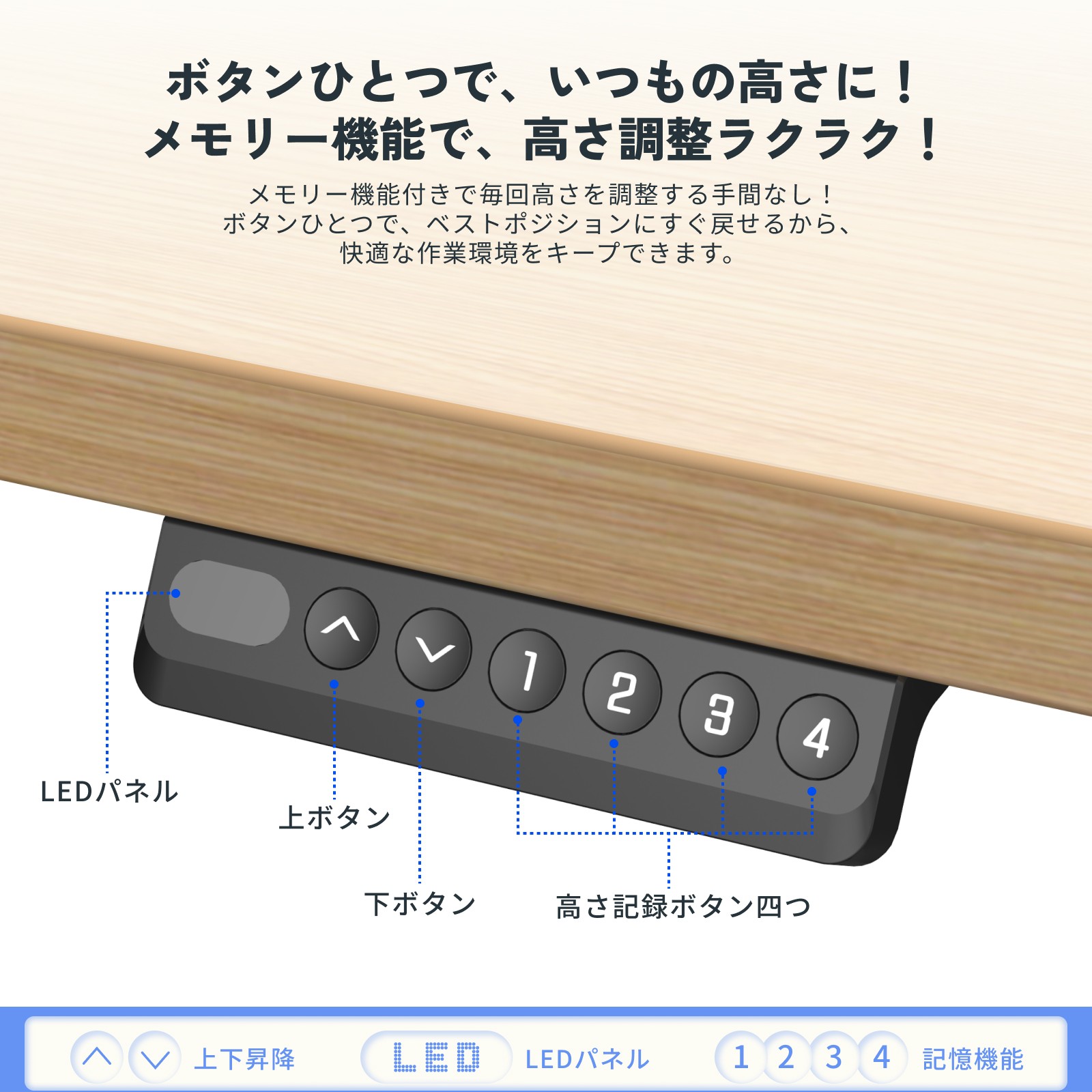 昇降デスク 電動 昇降 FlexiSpot E9 オフィスデスク 組立簡単 電動式