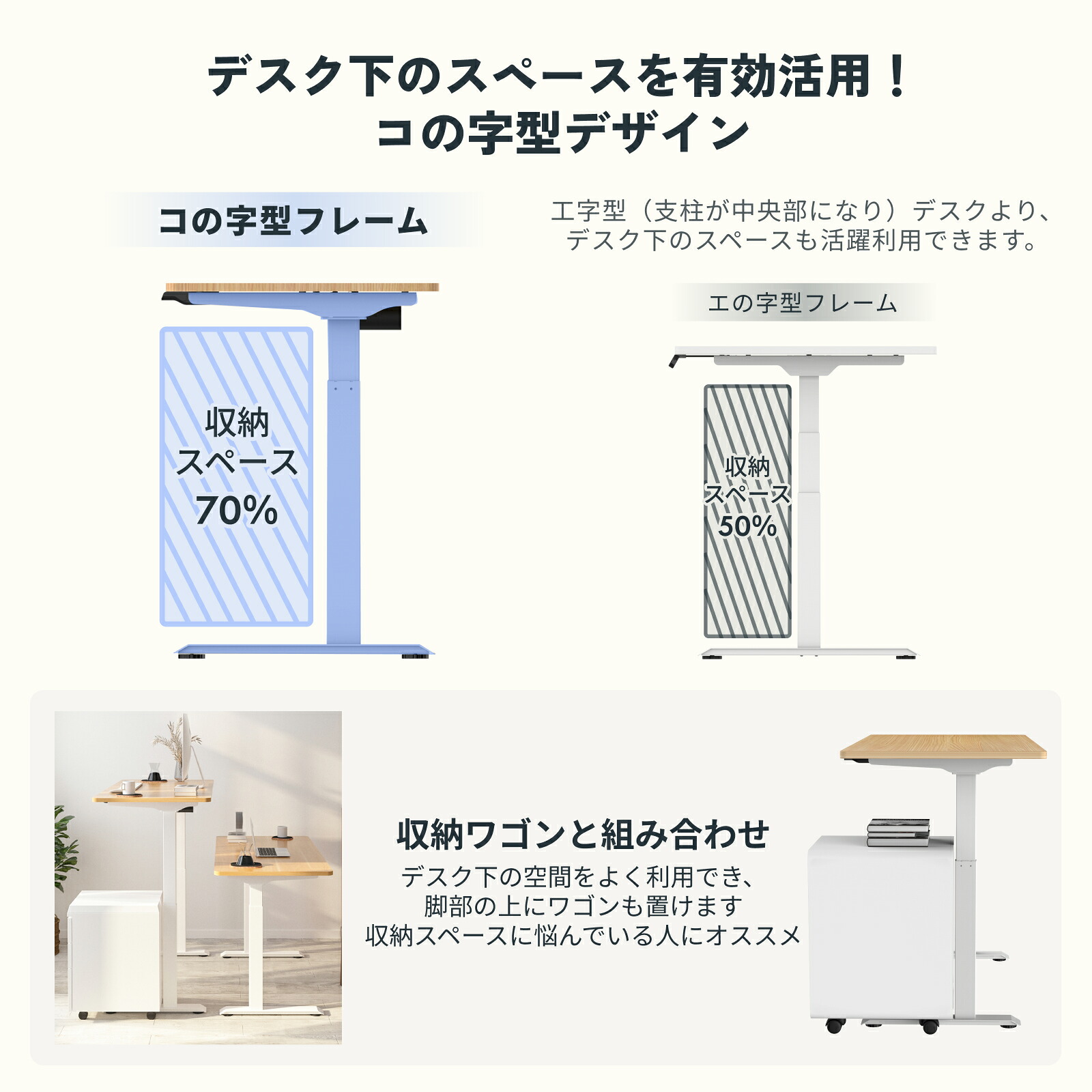 昇降デスク 電動 昇降 FlexiSpot E9 オフィスデスク 組立簡単 電動式 