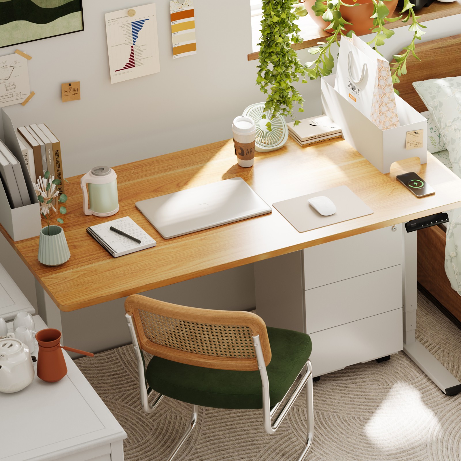 昇降デスク Sanodesk EC5 lite 電動式 昇降 昇降式デスク オフィス