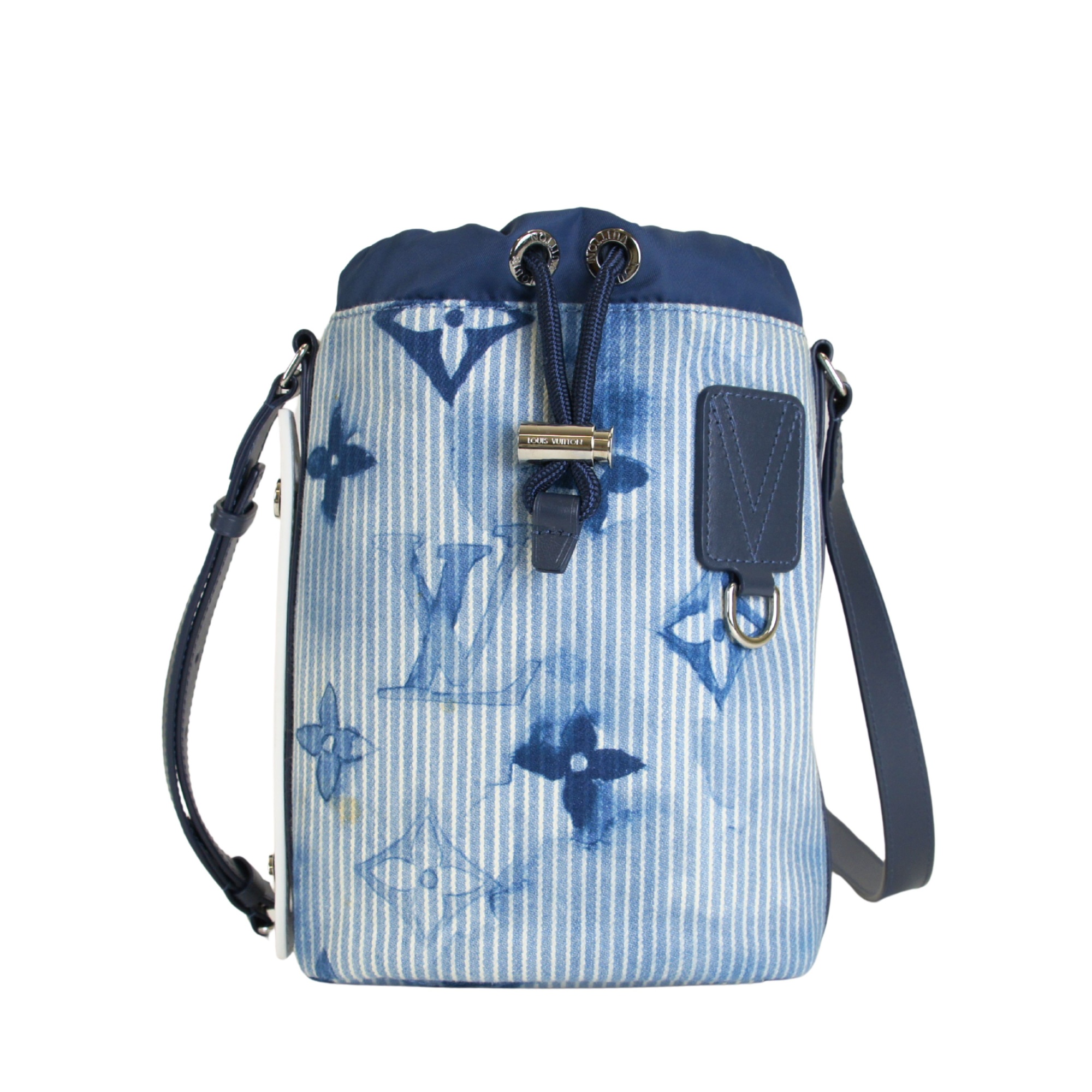 LOUIS VUITTON ルイヴィトン M57830 モノグラム ウォーターカラー サック マラン カバン ポーチ 斜め掛け ポシェット 巾着 ショルダーバッグ レザー キャンバス ユニセックス ブルー｜ロデスター　店