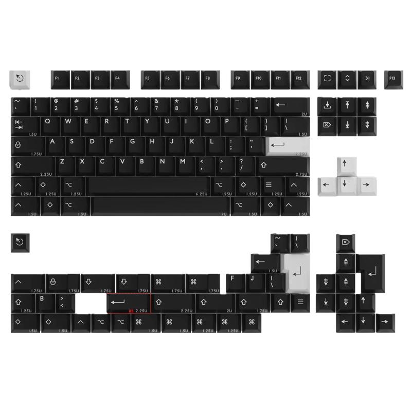 PBTfans Doubleshot WOB - Base Icon 手当たり旗がしら書き割り PBTダブル打つこと