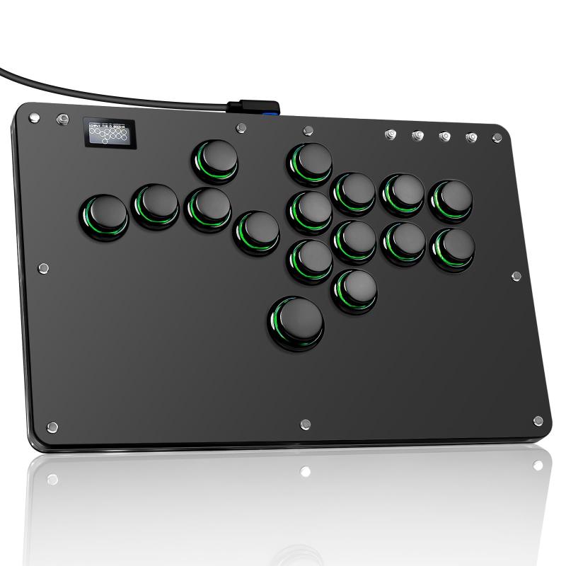 レバーレスアーケードコントローラー B16ボタン Amazon | アケコン レバーレス 格闘ゲーム コントローラー