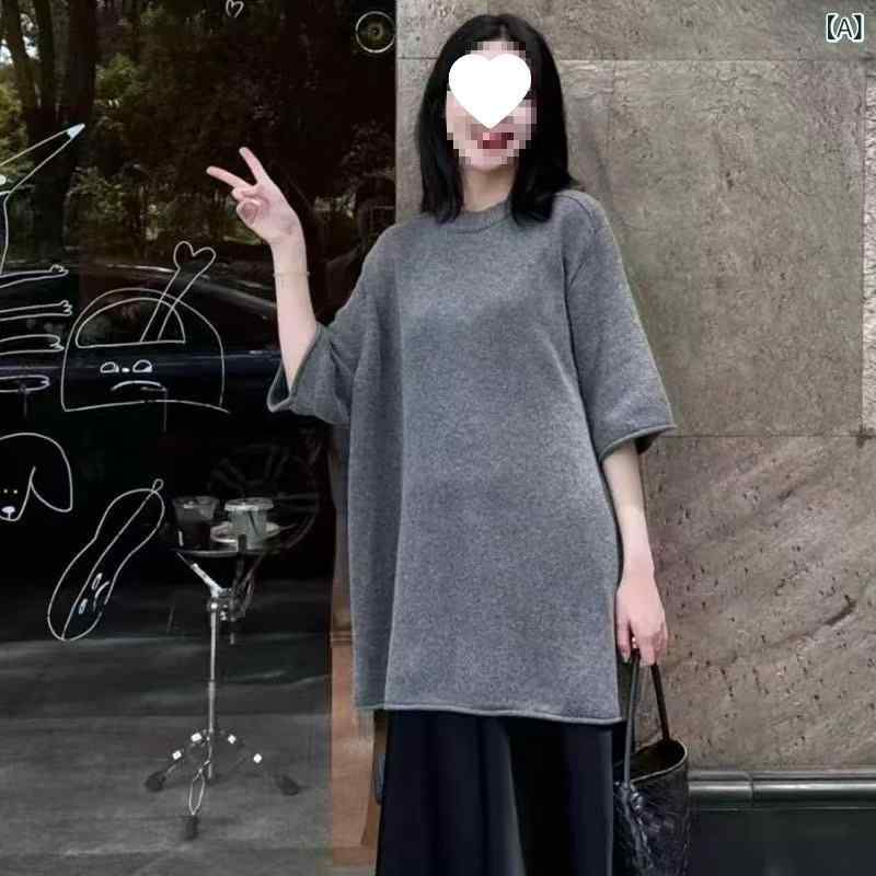 ニット カーディガン Tシャツ ワンピース おしゃれ カジュアル かわいい 韓国 レディース 服 秋冬 秋服 冬服